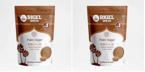 Rigel Spices | Pure Bliss of 1 Lb of Palmyra Palm Jaggery