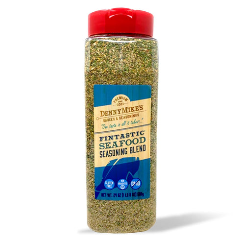 DennyMike’s Fintastic Seafood Seasoning Blend, Dill and Lemon Pepper for Fish and Shellfish, 24 oz