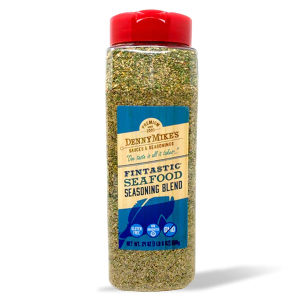 DennyMike’s Fintastic Seafood Seasoning Blend, Dill and Lemon Pepper for Fish and Shellfish, 24 oz