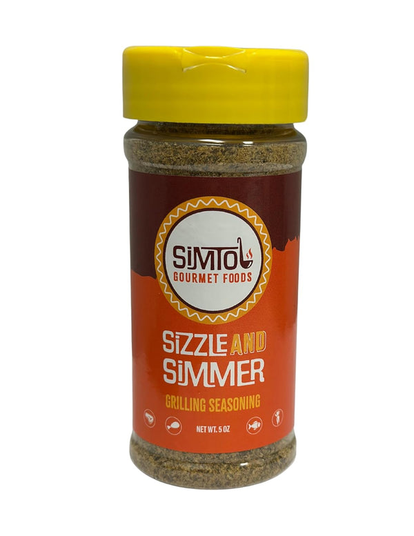 Simtol Gourmet Foods Simtol Foods Sizzle and Simmer Grilling Seasoning Bold, Aromatic Spice Blend for