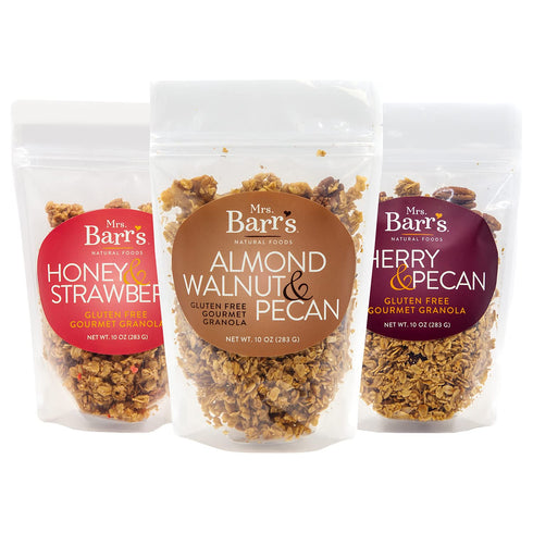 Mrs. Barrs Natural Foods Granola | Variety | Certified Organic Gluten Free