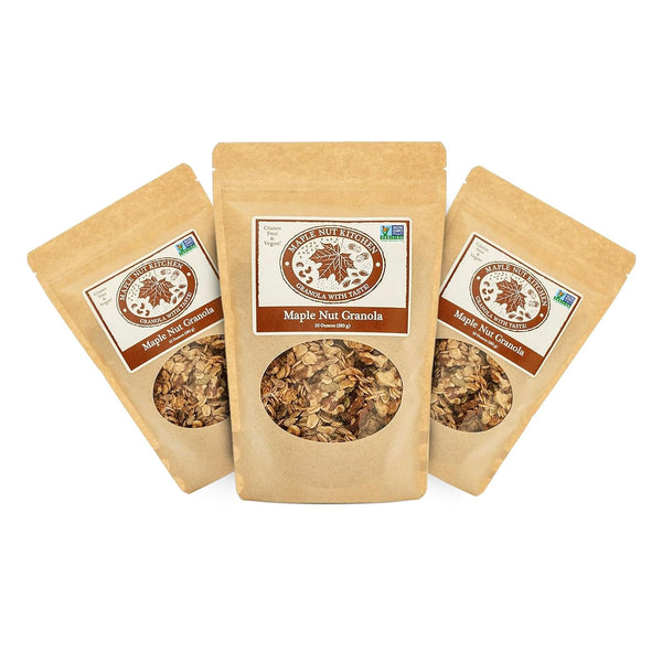 Maple Nut Kitchen Maple Nut Granola 3 Pack Vegan & Gluten-Free Oats