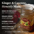 Slow-Simmered 14 oz (4-Pack) FOND Regenerative Grass Fed Beef Bone Broth Infused with Organic Ginger & Cayenne Beef