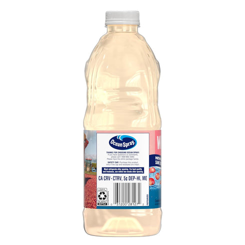 64 Oz (Pack 1) Ocean Spray White Cranberry Juice Drink, Fl Bottle