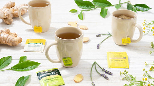 3 Pack, 18 Count (Pack 6), 108 Bigelow Tea Probiotic Flavor Tea Variety Caffeinated and Caffeine Free Green Tea Bags
