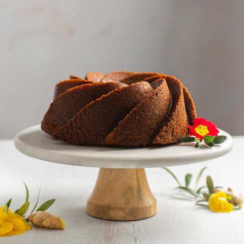 Flour & Olive Gourmet Ginger Olive Oil Cake Baking Mix | Moist and Flavorful Dessert for Birthdays and Special