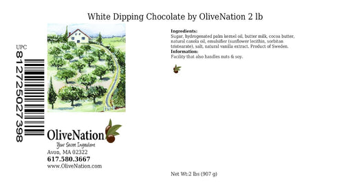 2 OliveNation White Dipping Chocolate from OliveNation pounds