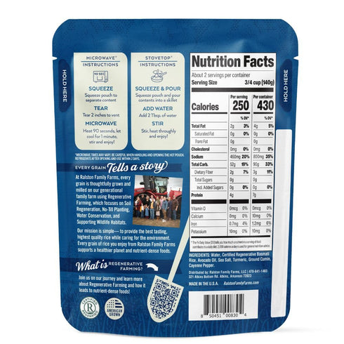 8.5 Ralston Family Farms, Rice Basmati Indian Spice, Ounce