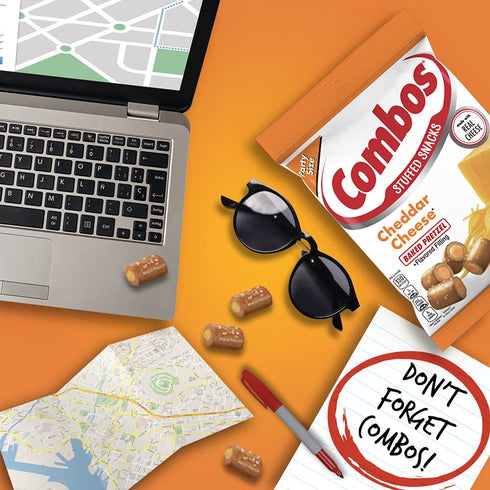 Combos 13.5 Oz. 13.5 Oz Cheddar Cheese Baked Pretzel Snacks, Bag