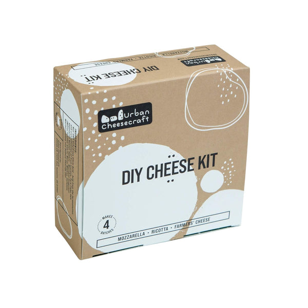 URBANCHEESECRAFT Cheese Making Kit - Mozzarella, Ricotta & Farmers' - 4 Batches, Make