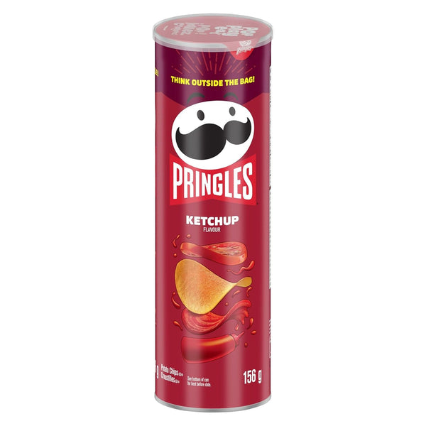 Pringles Potato Chips, Ketchup, 156 Grams/5.50oz, Imported from Canada