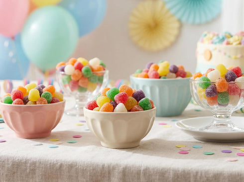 EMPORIUM CANDY TASTY TREATS FOR THE TUMMY 2 lb Spice Drops Gumdrops Candy Old Fashioned Assorted Spice Jellies, Chewy