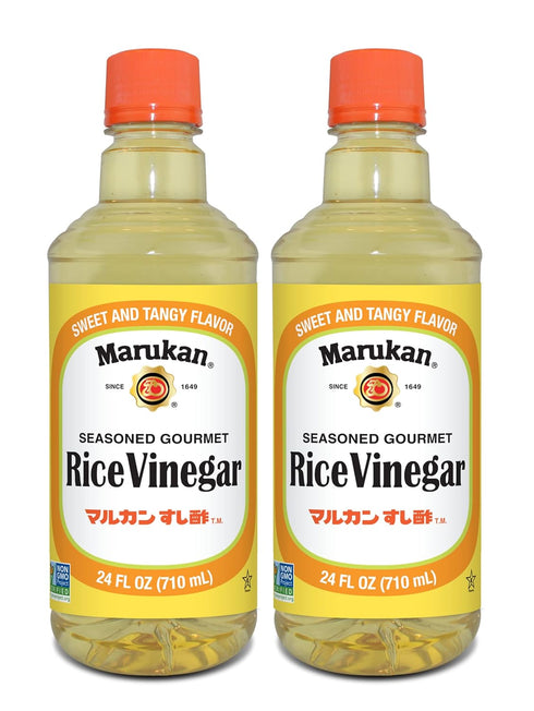 Marukan Seasoned Gourmet Rice Vinegar, 24 Ounce PET Bottle (Pack of 2)