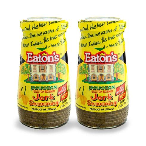 Eaton's Authentic Jamaican Jerk Seasoning - Spicy Caribbean Jerk Seasoning, BBQ Rub, Grilled Chicken Marinade