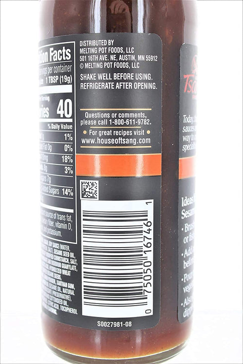 House of Tsang 14 6 Hibachi Sauce Sweet Ginger - ounce - per case.