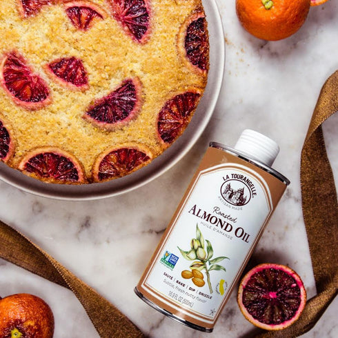La Tourangelle Roasted Almond Oil - Artisanal Cooking Oil Rich in Vitamins for Baking, Cooking, and Marinades