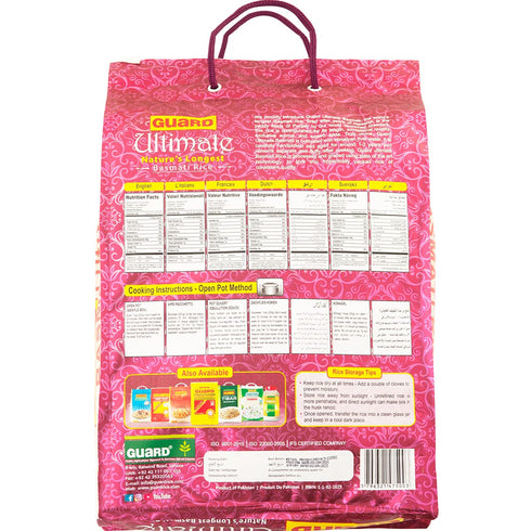 Guard 10lb Ultimate Nature's longest Basmati Rice