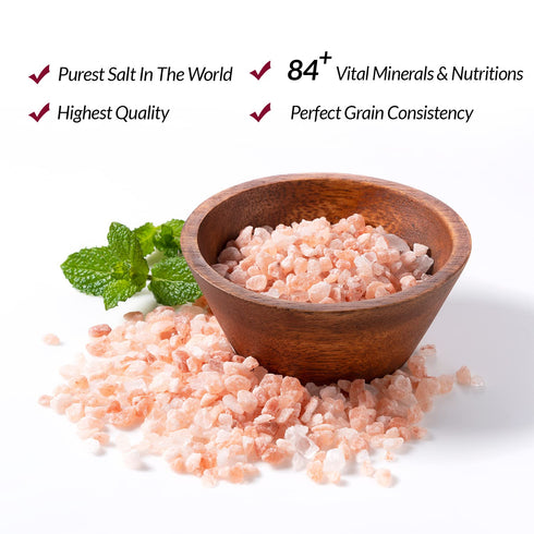 20 lbs Himalayan Chef Pink Himalayan Salt, Coarse Grain - Bag