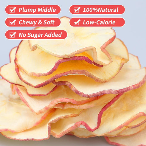 iGAOZM Slices,3.52oz/100g,No Dried Apple Sugar Added No Additives,Chewy & Soft, Dehydrated Apples for Cocktails