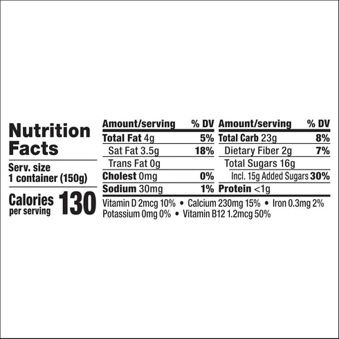 SO DELICIOUS 5.3 , Peach Coconut Milk Yogurt, Ounce