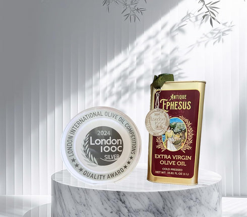 33.81 Extra Virgin Olive Oil Cold Pressed - London Award-Winning - Fluid Ounce,Antique Ephesus, Mediterranean Region