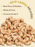 Gold Cashew 17.64 oz (Pack 1) (10 Cashews Roasted Lightly Salted - Snacks for Adults, Whole Nut (No Mixed), Oil Free