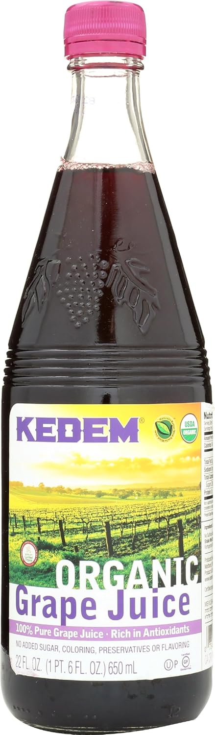 kedem FOOD Organic Grape Juice, 22 FZ