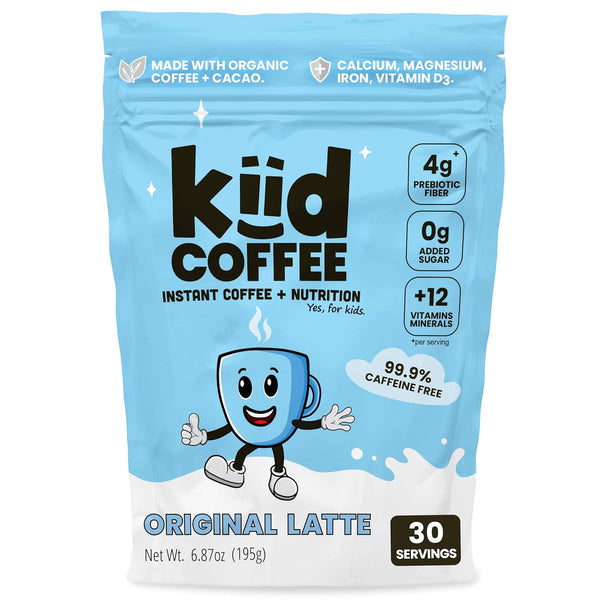 Kiid Coffee - 99.9% Caffeine-Free Organic Coffee for Kids - As Seen