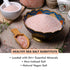 Pride Of India Dark Himalayan Pink Salt Crystals, Coarse 4-5mm, 1 Pound Dual Sifter Jar
