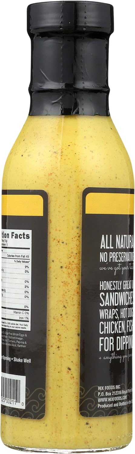 Hix Foods 15 OZ Mustard Curry Sauce