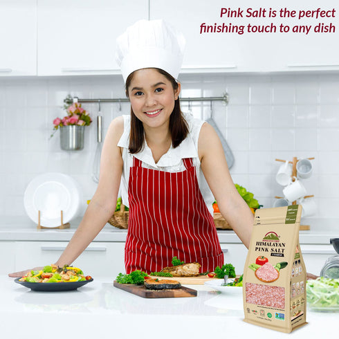 4 lbs (2X2 Himalayan Chef Pink Himalayan Salt, Coarse Grain - Pound Bags)