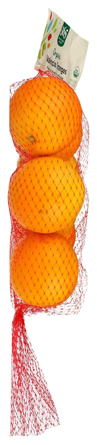 Fresh Produce 4 lb Package Orange, Valencia, Organic, (California or Mexico)
