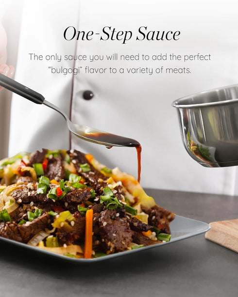 (17.63fl oz 500g) Sempio Korean BBQ Original Bulgogi Marinade: Sweet & Savory Authentic Korean BBQ Sauce with Soy Sauce