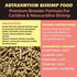 50 ASTAXANTHIN Shrimp Food, Premium Natural Ingredients, High Protein, Rich in Vitamins for Neocaridina, Caridina, Red