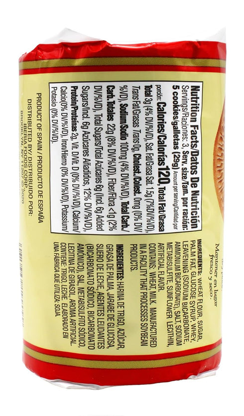 3.5 oz (Pack 24) Iberia Maria Cookies