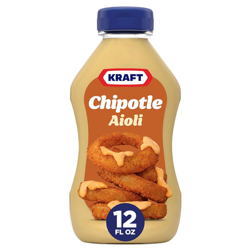 J.L. Kraft Chipotle Aioli, 12 fl oz Squeeze Bottle