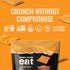 (Pack 6), 4 oz Every Body Eat Gluten Free Crackers, Cheese-Less Vegan Snacks, Dairy Free Cheddar Style Snack Crackers