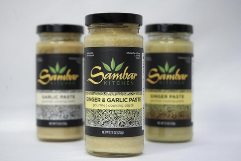 SAMBAR KITCHEN Mustard Oil - Essential Cooking Oil (32oz)
