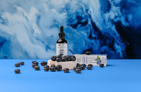 Immunity -60 Pure Inventions - Blueberry & White Tea Water Infusion Drops - Antioxidants & Electrolytes - Health