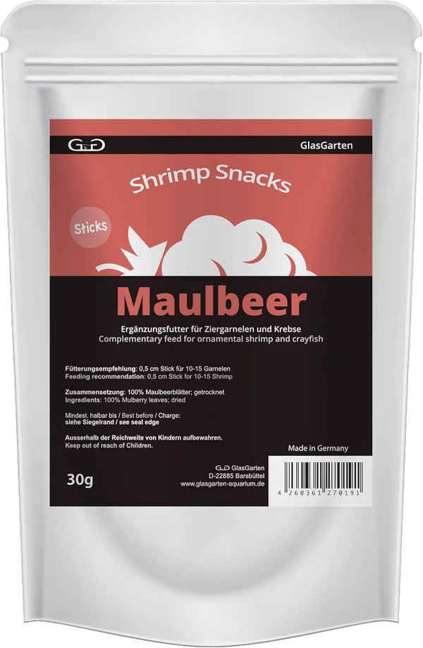 GlasGarten Shrimp Snack Mulberry 30g
