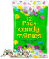 Platinum Series Set 60 Bulk Easter Eggs & Basket - Easter Hunt Bundle of Fillable Plastic Eggs, Tattoos, Candy Money