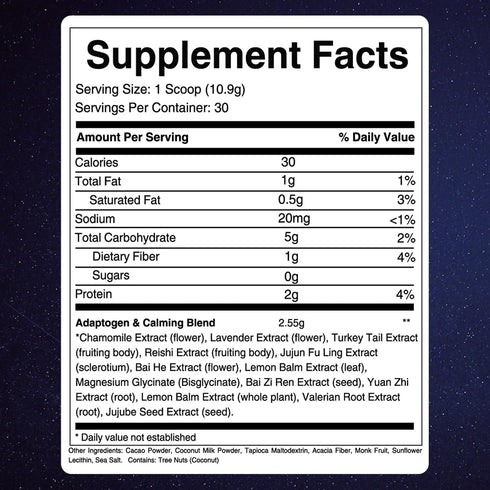 Prosper 14 30 Magnesium Hot Cocoa - Melatonin & Sugar Free Cocoa - Sleep Aid with Adaptogens - Superfoods, Non Dairy