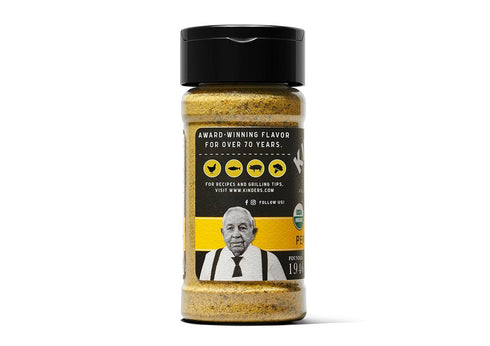 Kinder's Organic Cracked Pepper and Lemon Seasoning, Premium Quality, 3.5 oz, MSG Free, USDA Certified Organic