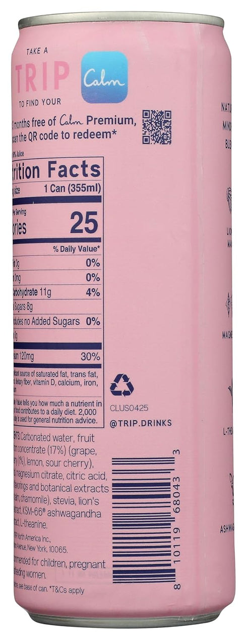 12 Trip Cherry Lemon Functional Water, FZ