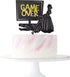 Game Over Cake Topper for Wedding Party Decorations, Funny Bride and Groom Cake Decor, Engagement Supplies