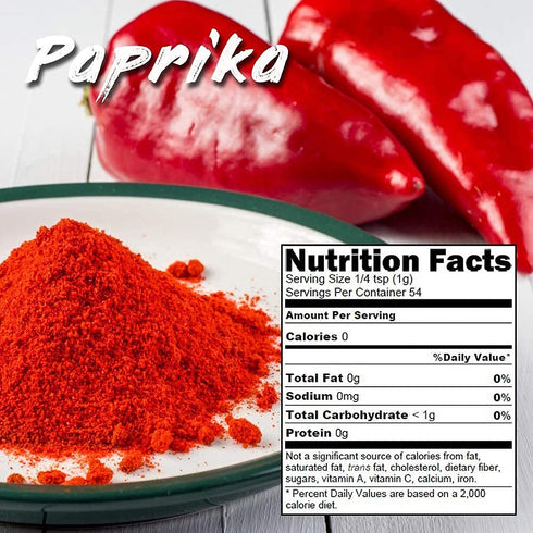 Spices Village Paprika Powder (8 oz) - Sweet, Flavorful Spice, Ground Paprika Seasoning from Dried Red Peppers