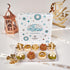 9 Laylas Delicacies Mediterranean Treats Gift Box for Ramadan Mubarak - Handmade Healthy Mixed Nutty Flavors Pastries