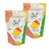 SOL SIMPLE Organic Dried Mango | 6oz Snack Pack (2 Bags Total)
