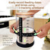 BRIRILINE 34 oz 5 (34oz-2pack) Pro Sourdough Bread Starter Kit - sourdough jar with unique features for the perfect