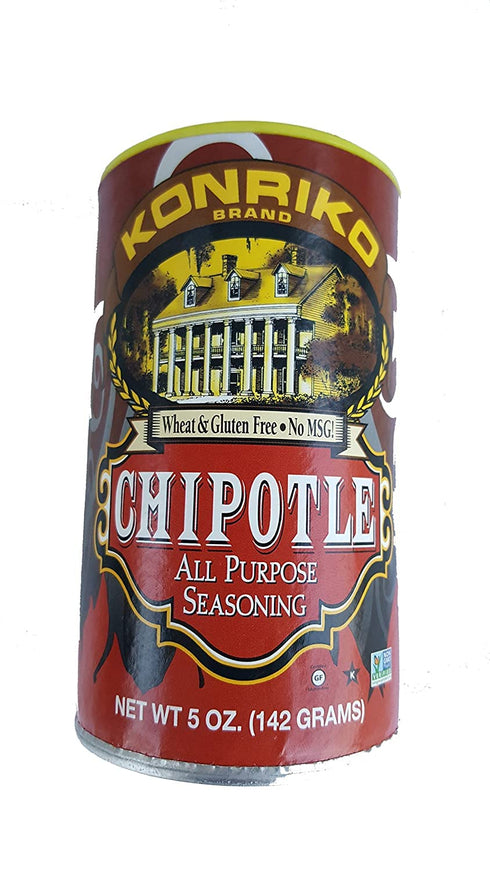 Konriko Chipotle All Purpose Seasoning, 5 oz - Wheat Free, Gluten Free, No MSG